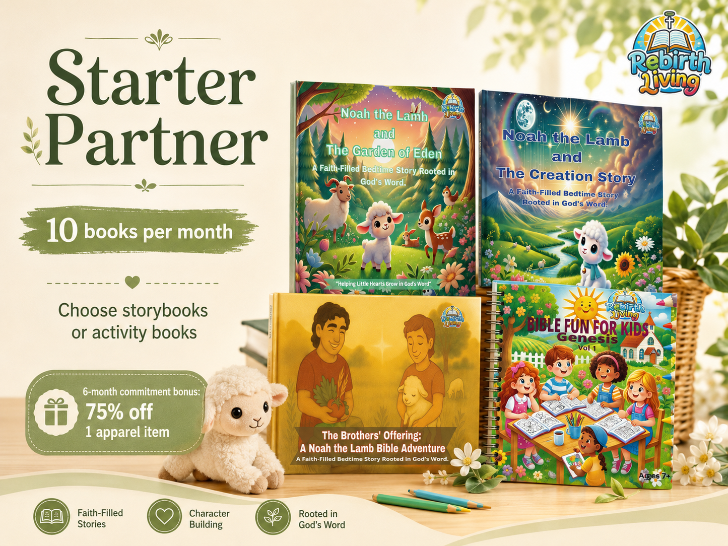 Starter Partner Monthly Resource Plan — 10 Books Per Month