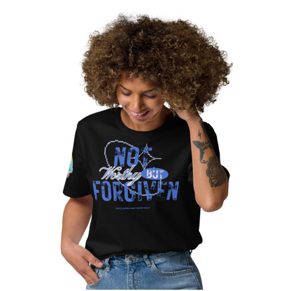 Not Worthy But Forgiven Shirt | Christian Graphic Tee | Inspirational Faith Apparel
