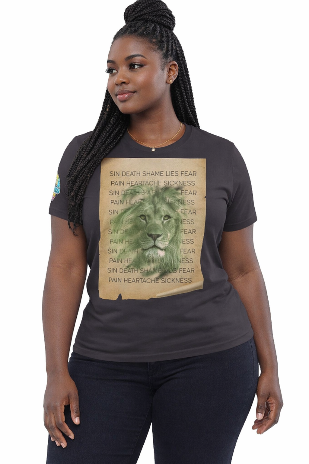 My Intercessor Shirt | Lion of Judah Breaking Through Darkness | Christian Spiritual Warfare Unisex T-Shirt