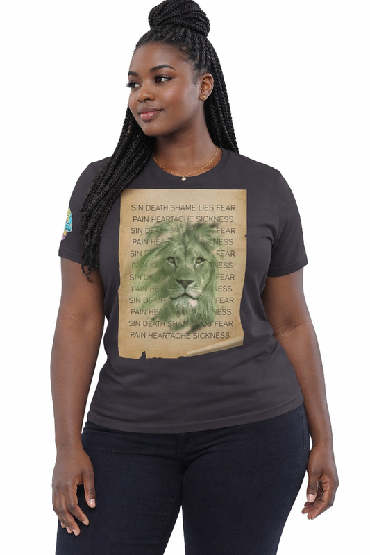 My Intercessor Shirt | Lion of Judah Breaking Through Darkness | Christian Spiritual Warfare Unisex T-Shirt