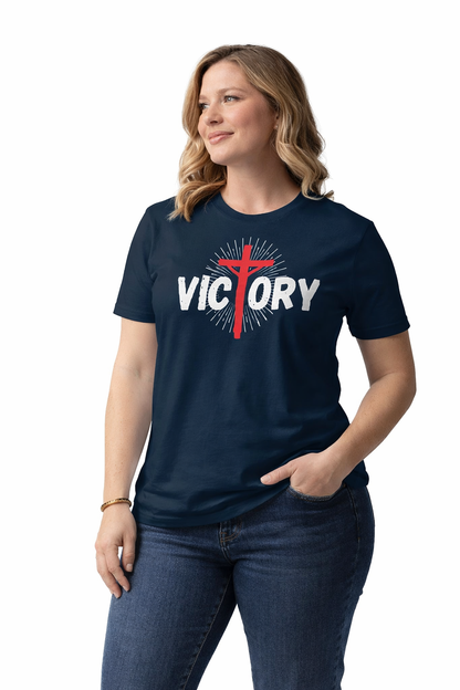 Victory Shirt | Christian Cross T-Shirt | Inspirational Faith Apparel for Men & Women