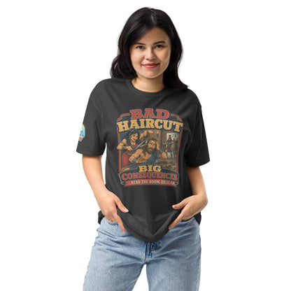 Bad Haircut Big Consequences Christian Unisex T-Shirt