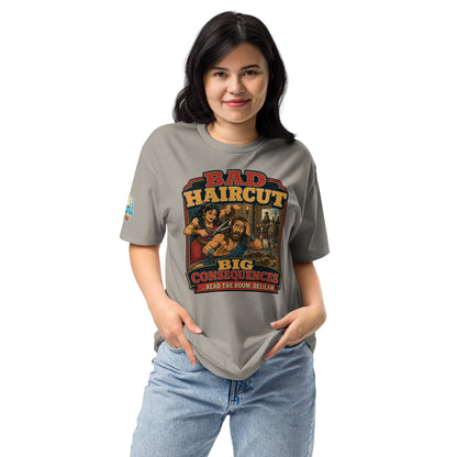 Bad Haircut Big Consequences Christian Unisex T-Shirt